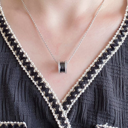 [Everoly JW]ZERO 1 DIAMOND CERAMIC NECKLACE