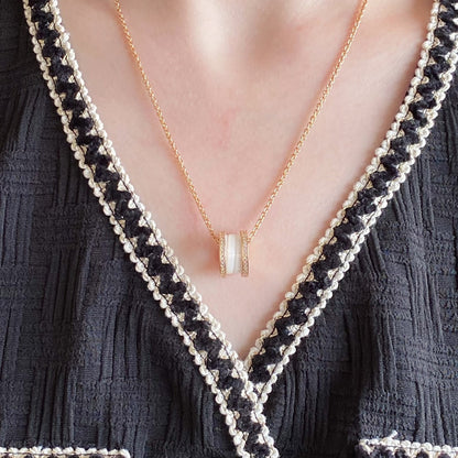 [Everoly JW]ZERO 1 DIAMOND CERAMIC NECKLACE