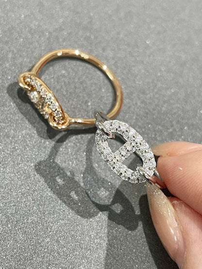 [Everoly JW]Runder kleiner Diamantring