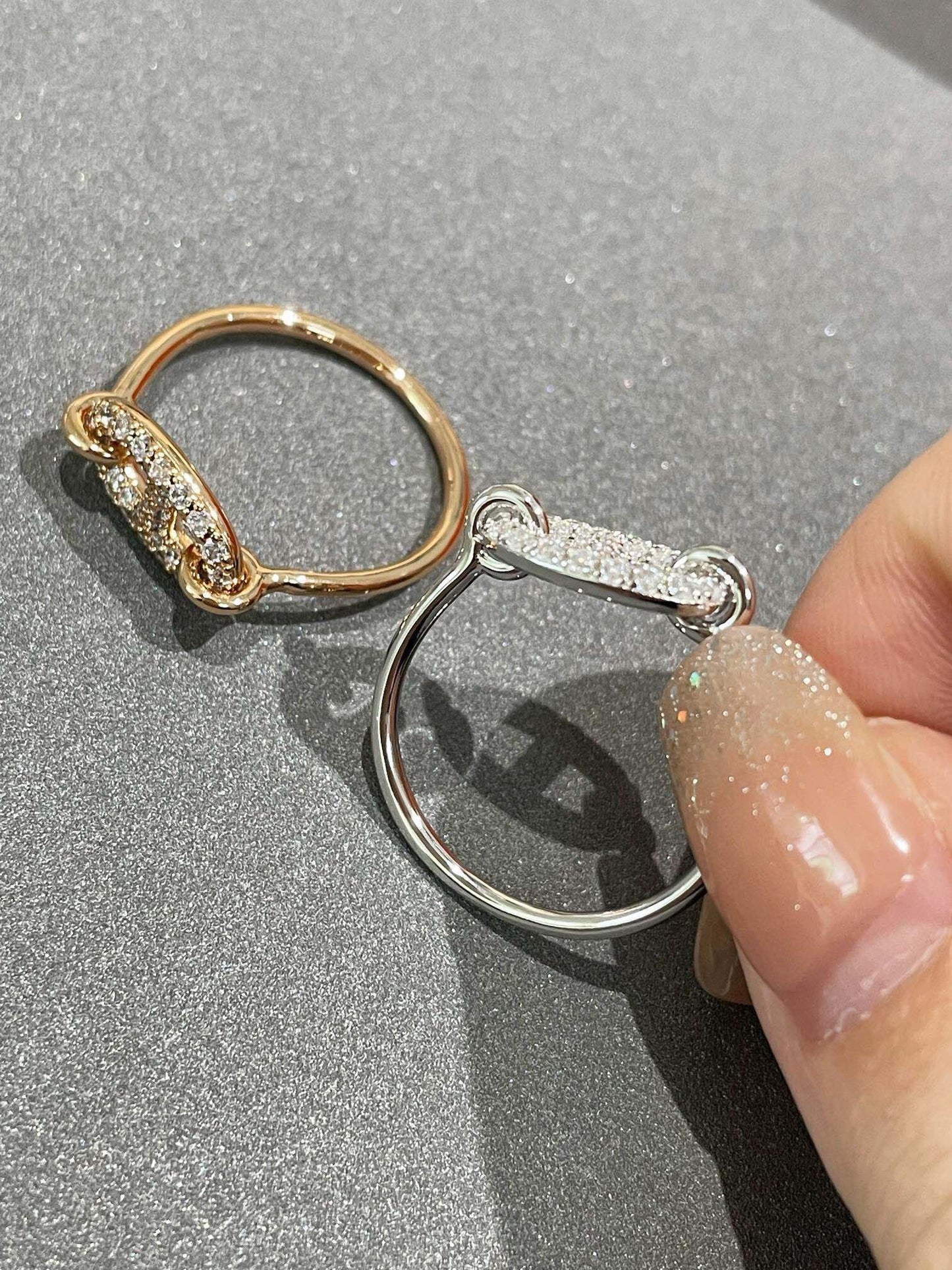[Everoly JW]Runder kleiner Diamantring