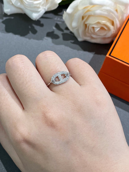 [Everoly JW]Runder kleiner Diamantring
