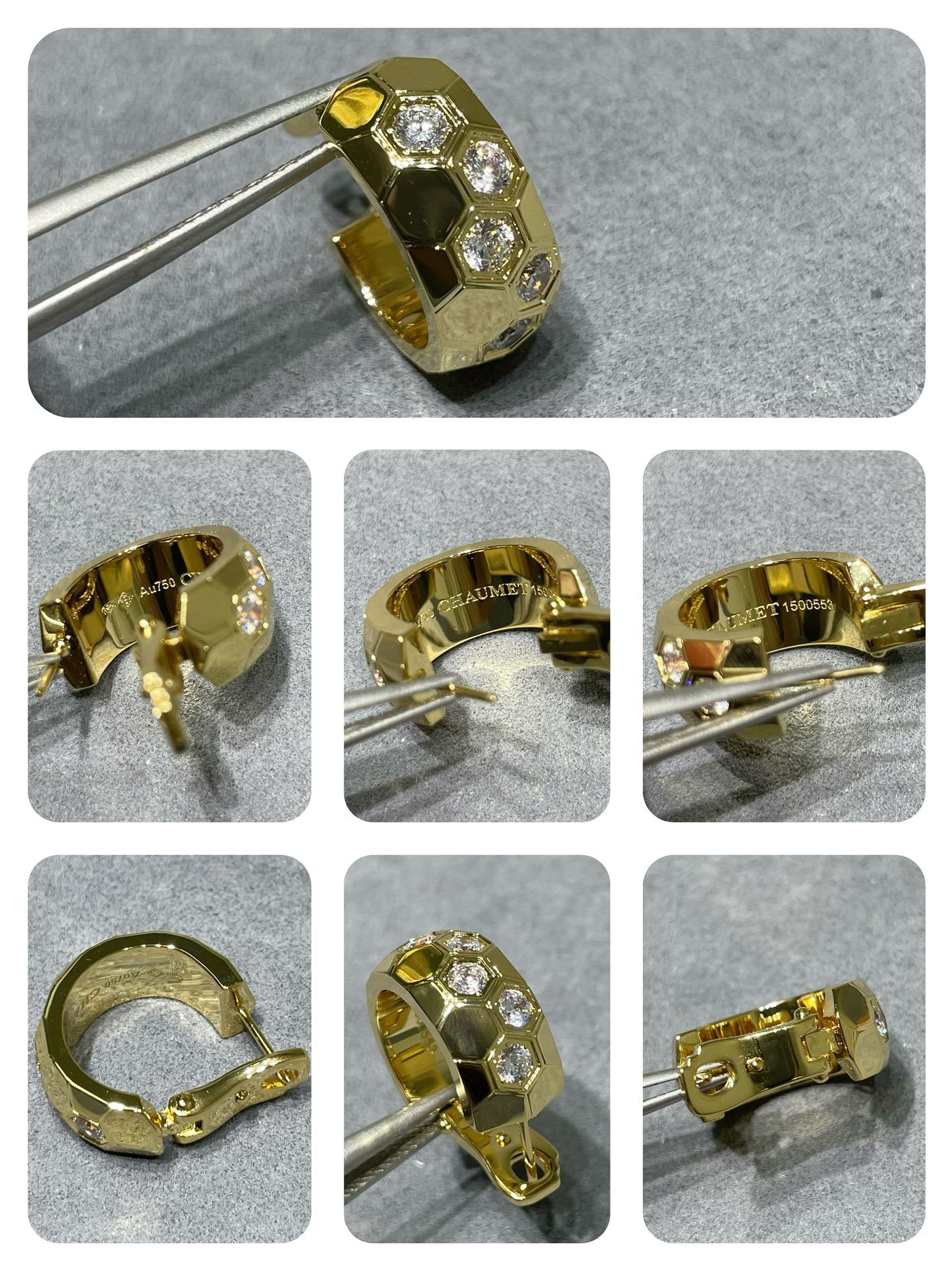 [Everoly JW] BEE LOVE DIAMANT-KREOLEN 