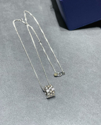 [Everoly JW] BEE LOVE 3-REIHIGE HALSKETTE MIT DIAMANTEN 