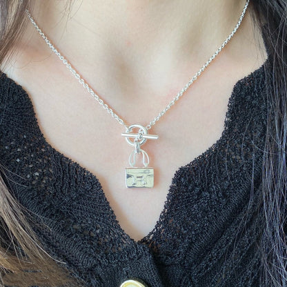 [Everoly JW]CONSTANCE PEDANT SILVER NECKLACE
