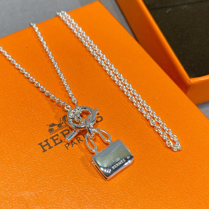 [Everoly JW]CONSTANCE PEDANT SILVER NECKLACE