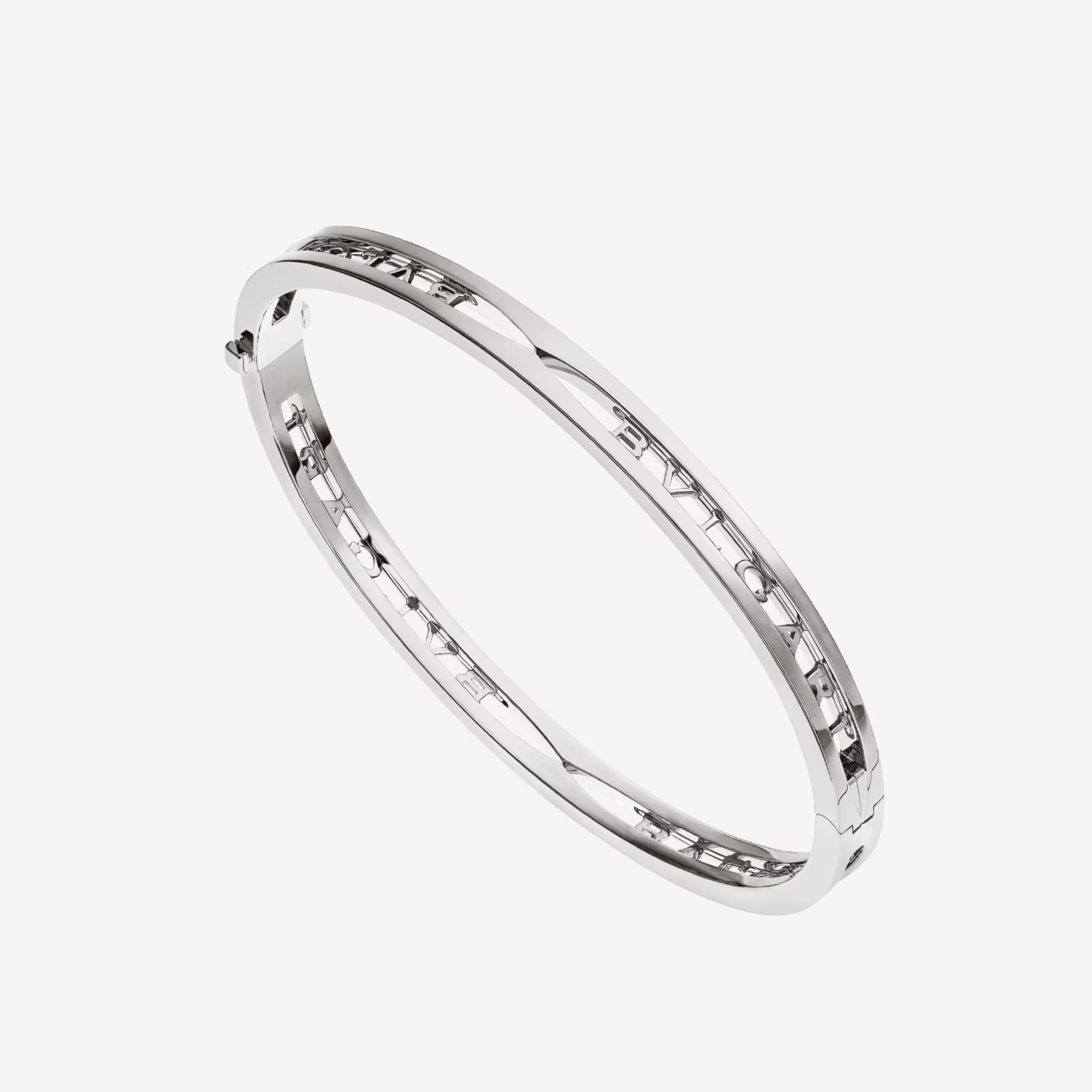 [Everoly JW]ZERO 1 SPIRAL LOGO SILVER BRACELET