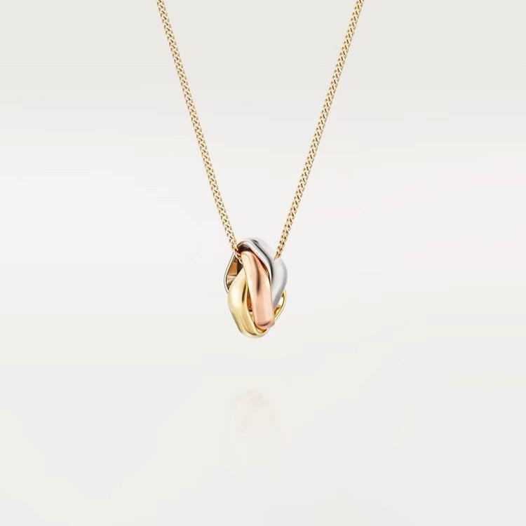 [Everoly JW]TRINITY NECKLACE GOLD SMALL MODEL
