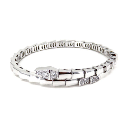 [Everoly JW]SERPENTI BRACELET DIAMONDS SILVER