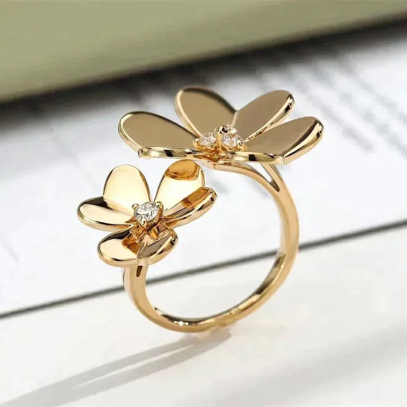 [Everoly JW]CLOVER COMOS GOLD DIAMANTRING