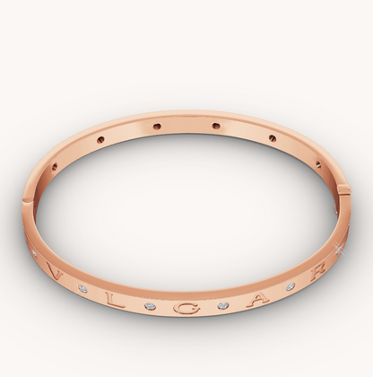 [Everoly JW]ZERO 1 ピンクゴールド 12ダイヤモンド ブレスレット