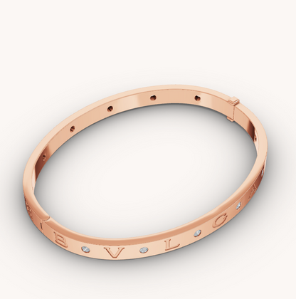 [Everoly JW]ZERO 1 ピンクゴールド 12ダイヤモンド ブレスレット