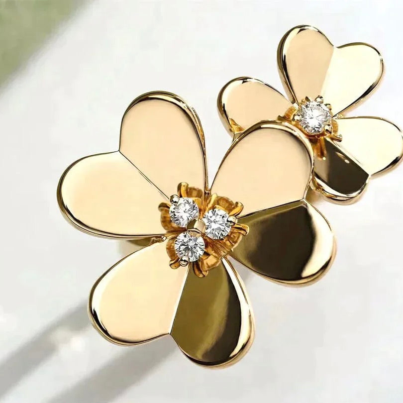 [Everoly JW]CLOVER COMOS GOLD DIAMANTRING
