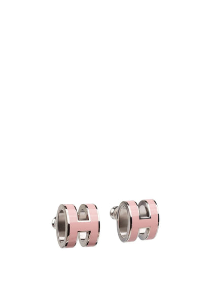 [Everoly JW] MINI POP H SILBER OHRRINGE ROSA
