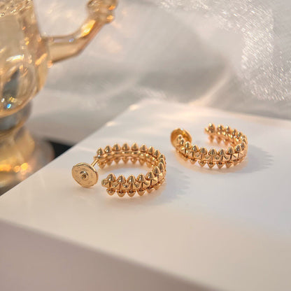[Everoly JW]CLASH SMALL HOOP EARRINGS
