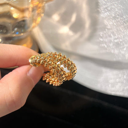 [Everoly JW]CLASH SMALL HOOP EARRINGS