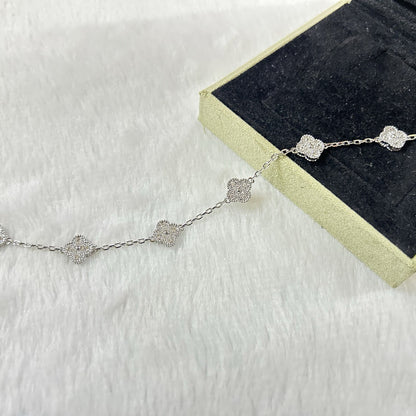 [Everoly JW]CLOVER 6 MOTIF DIAMOND BRACELET