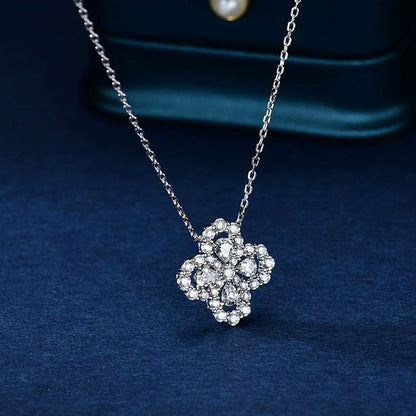 [Everoly JW]LOOP NECKLACE FULL MOTIF DIAMOND 16MM MULTIPLE COLORS