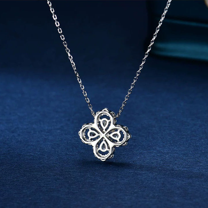 [Everoly JW]LOOP NECKLACE FULL MOTIF DIAMOND 16MM MULTIPLE COLORS