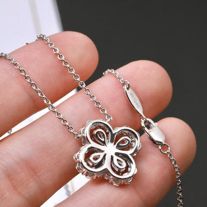 [Everoly JW]LOOP NECKLACE FULL MOTIF DIAMOND 16MM MULTIPLE COLORS
