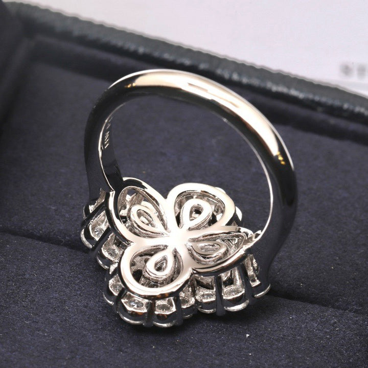 [Everoly JW]LOOP RING VOLLMOTIV DIAMANT 16MM SILBER