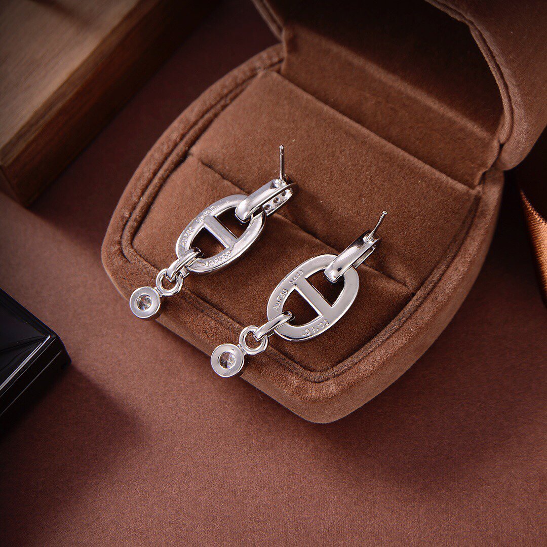 [Everoly JW]HM CHAINE DIAMOND EARRINGS