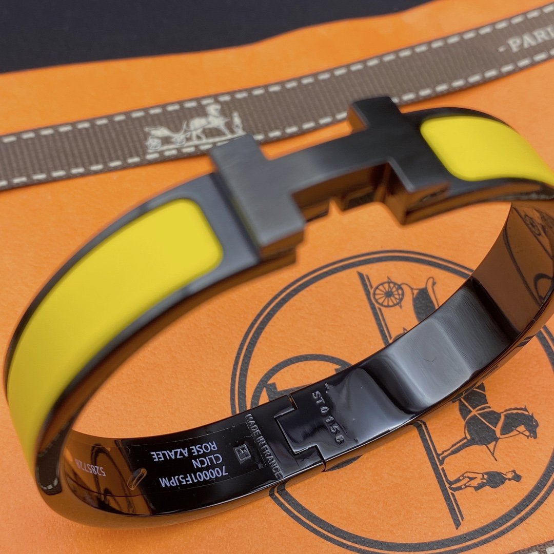 [Everoly JW]CLIC HM SO SCHWARZ GELB ARMBAND