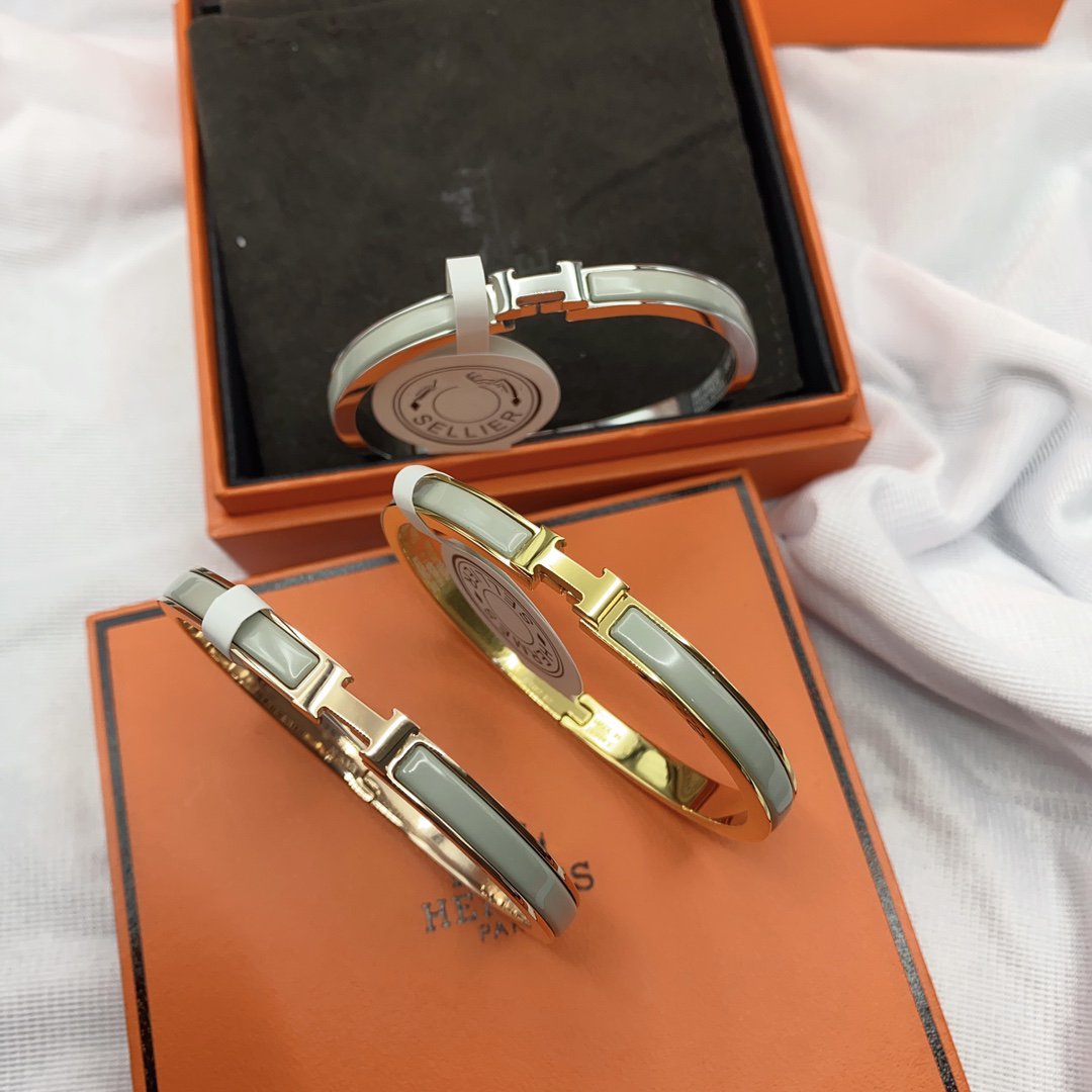 [Everoly JW]KLASSISCHES HM CLIC GRÜNES 8MM EMAILLE-ARMBAND