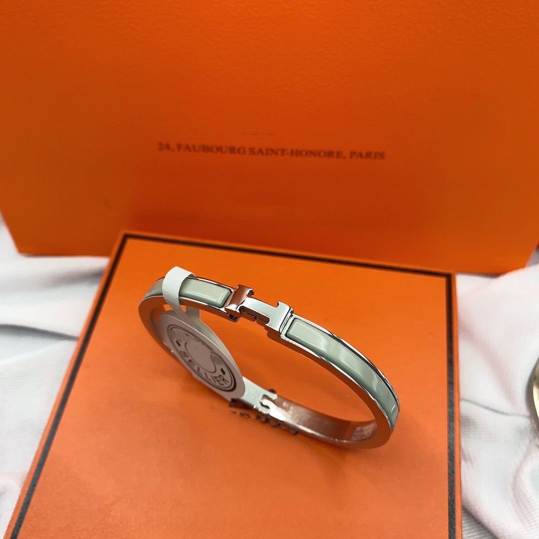 [Everoly JW]KLASSISCHES HM CLIC GRÜNES 8MM EMAILLE-ARMBAND