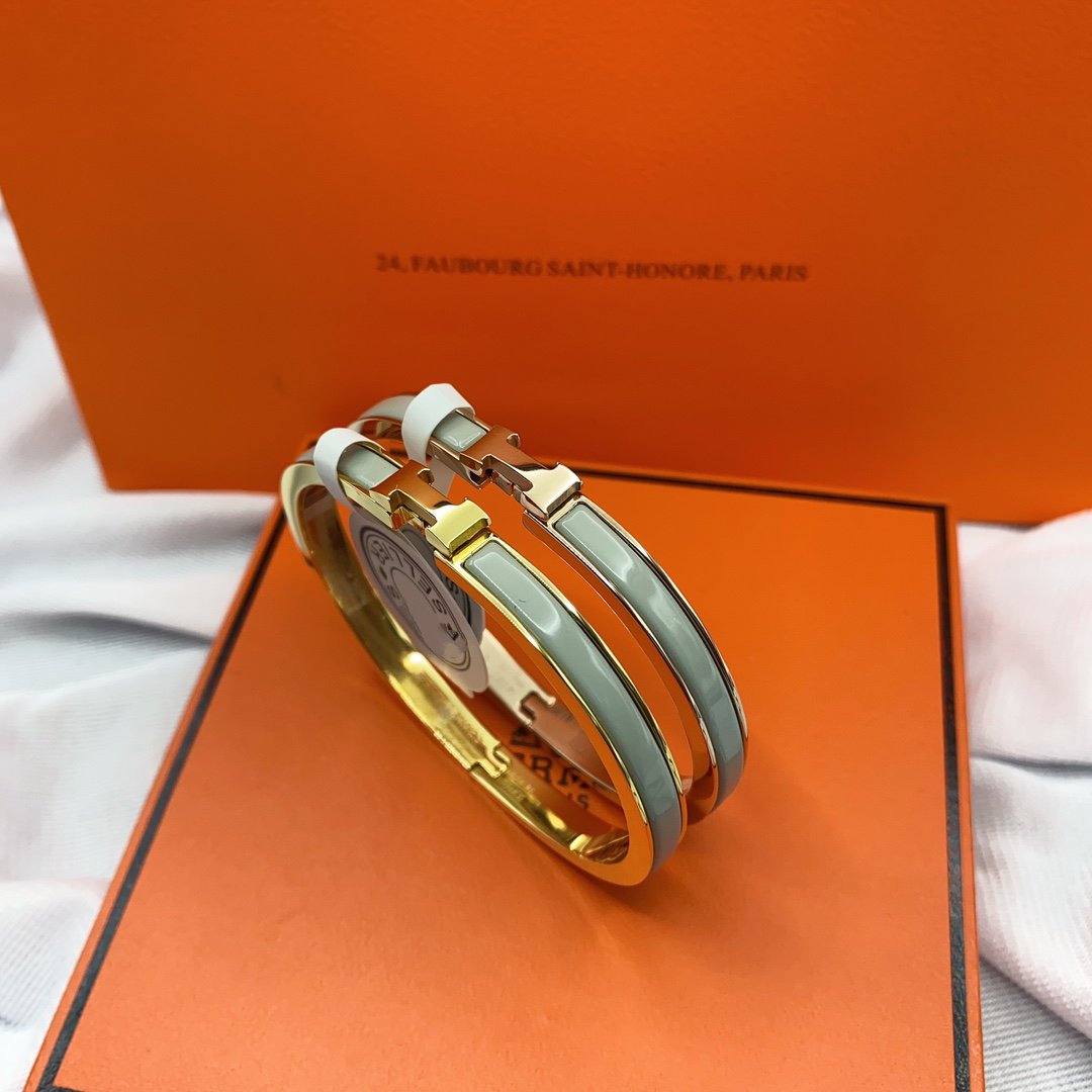 [Everoly JW]KLASSISCHES HM CLIC GRÜNES 8MM EMAILLE-ARMBAND