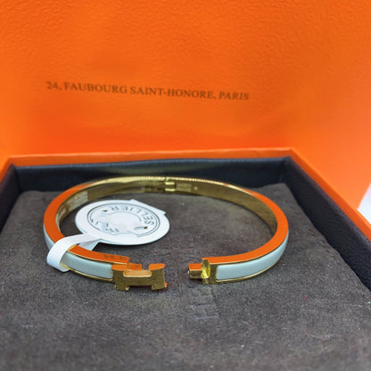 [Everoly JW]KLASSISCHES HM CLIC GRÜNES 8MM EMAILLE-ARMBAND
