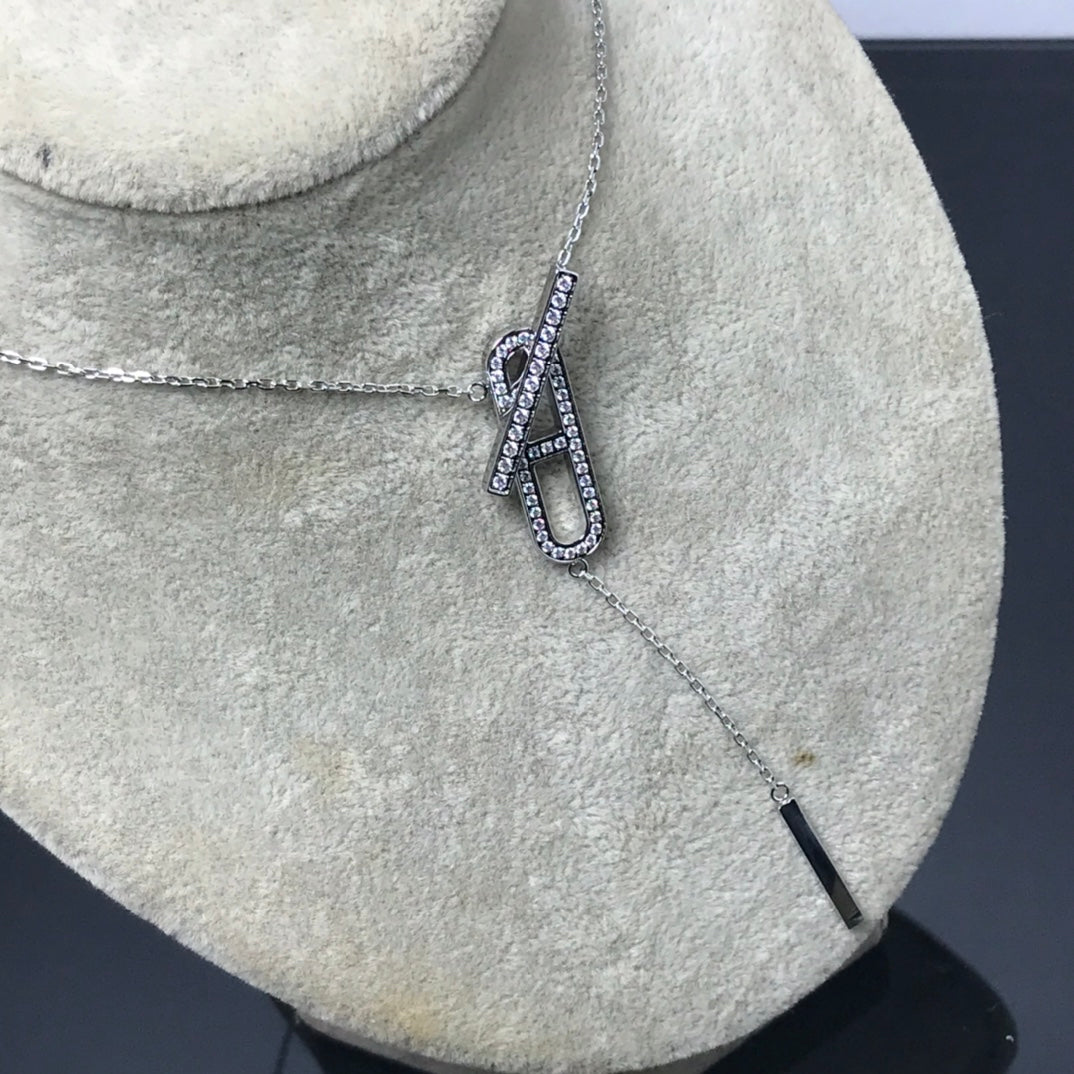 [Everoly JW]HM NECKLACE PLATINUM ROSE GOLD DIAMOND
