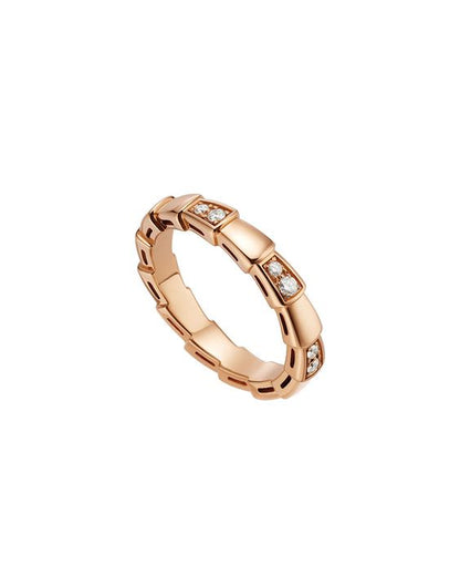 [Everoly JW]SERPENTI RING PINK GOLD  3MM
