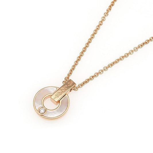[Everoly JW]GARI NECKLACE PINK GOLD MOP
