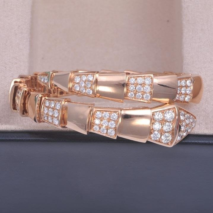 [Everoly JW]SERPENTI BRACELET PINK GOLD DIAMOND