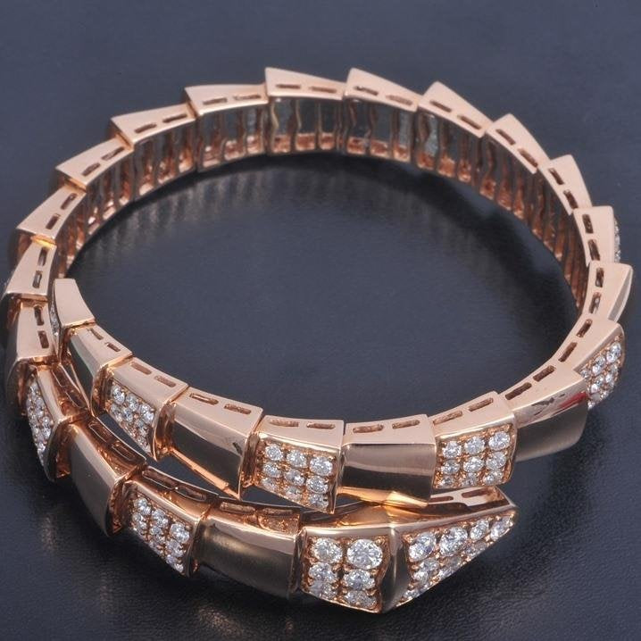 [Everoly JW]SERPENTI BRACELET PINK GOLD DIAMOND