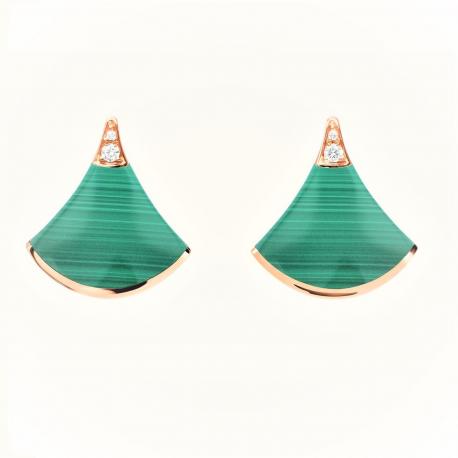 [Everoly JW]DIVAS DREAM EARRINGS PINK GOLD