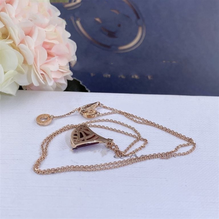 [Everoly JW]DREAM NECKLACE CARNELIAN 1 DIAMOND