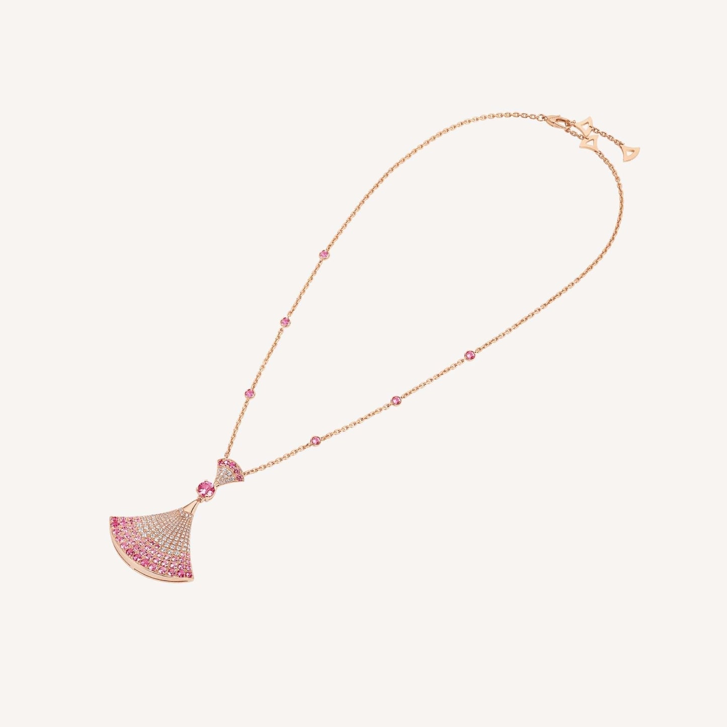 [Everoly JW]DREAM NECKLACK DIAMOND PINK GOLD