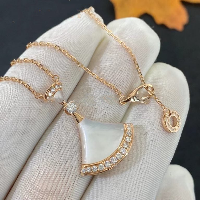 [Everoly JW]DREAM NECKLACE MOP PINK GOLD DIAMOND