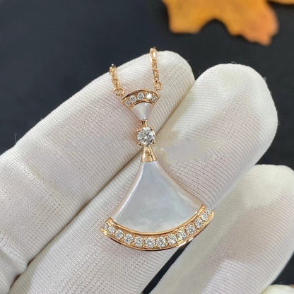 [Everoly JW]DREAM NECKLACE MOP PINK GOLD DIAMOND