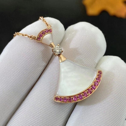 [Everoly JW]DREAM NECKLACE MOP PINK DIAMOND