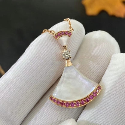 [Everoly JW]DREAM NECKLACE MOP PINK DIAMOND
