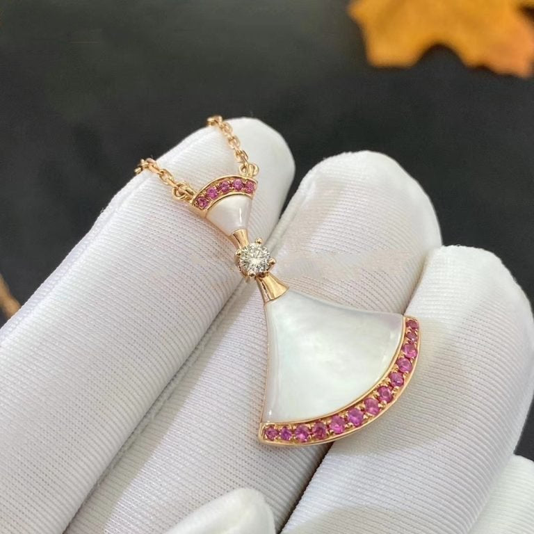 [Everoly JW]DREAM NECKLACE MOP PINK DIAMOND