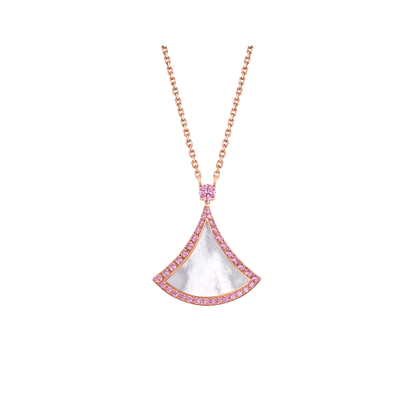 [Everoly JW]DREAM NECKLACE MOP DIAMOND PINK