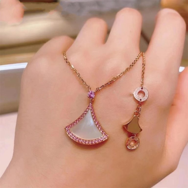 [Everoly JW]DREAM NECKLACE MOP DIAMOND PINK