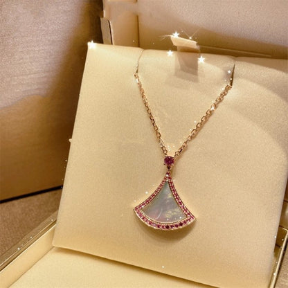 [Everoly JW]DREAM NECKLACE MOP DIAMOND PINK