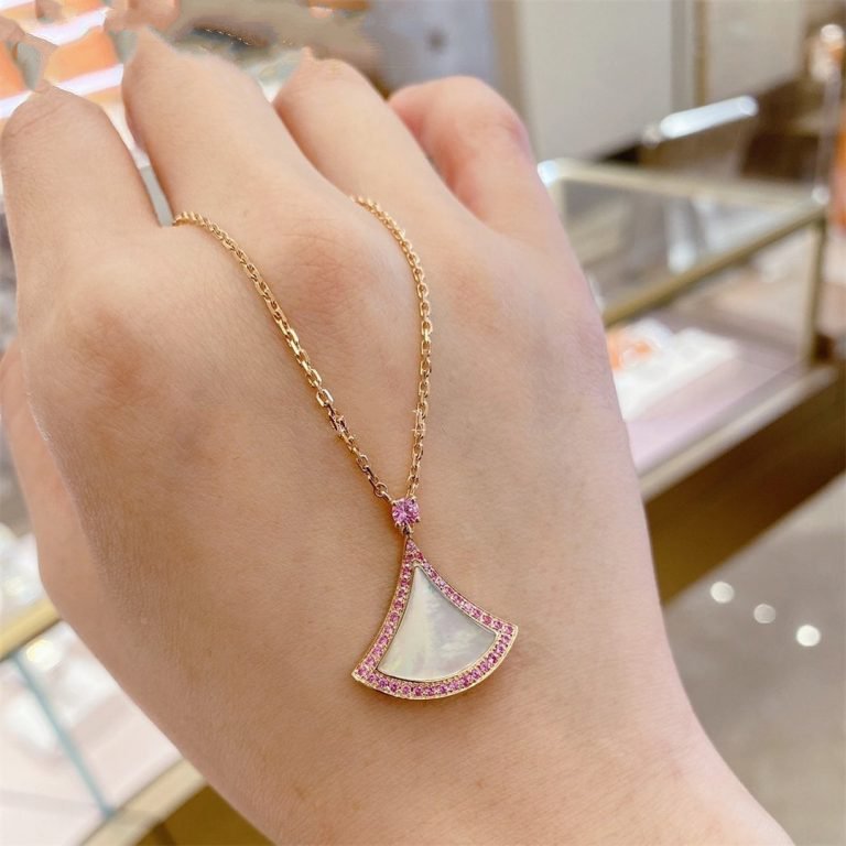 [Everoly JW]DREAM NECKLACE MOP DIAMOND PINK
