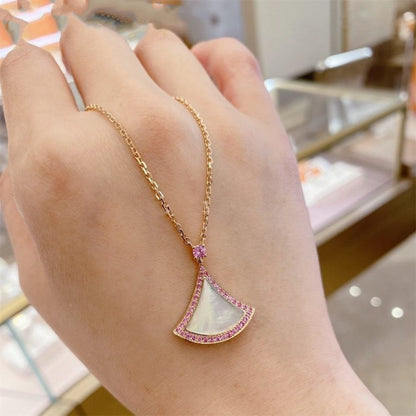 [Everoly JW]DREAM NECKLACE MOP DIAMOND PINK