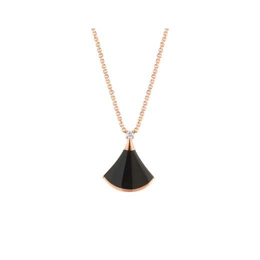 [Everoly JW]DREAM NECKLACE ONYX 1 DIAMOND