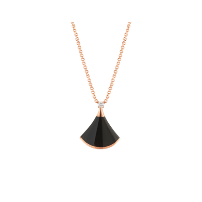 [Everoly JW]DREAM NECKLACE ONYX 1 DIAMOND